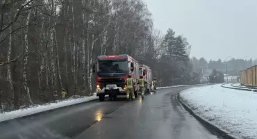 Zgłoszono dym przy elektrowni. Na miejscu interweniowały służby 