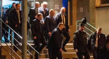 Prezydent Karol Nawrocki już w Jaworznie. Przy szybie Piłsudski ruszyła górnicza Karczma Piwna