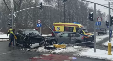 Kolizja na ulicy Grunwaldzkiej