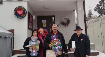 Przygotowania do 34. Finału WOŚP - wizyta w Warszawie