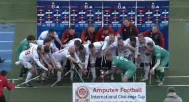 Igor Woźniak uznany najlepszym bramkarzem w Tokio. Kadra Polski w ampfutbolu wraca z pucharem