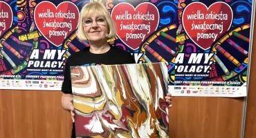 Klub To i Owo gra z WOŚP - bieżniki i obrazy na aukcję