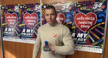 Złoty medal z mistrzostw Europy w armwrestlingu na aukcji WOŚP