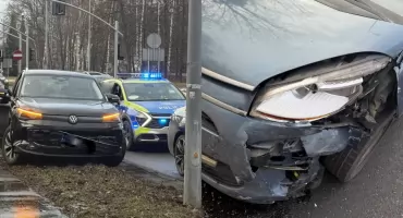 Kolizja na ulicy Grunwaldzkiej