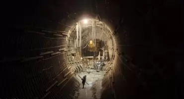Dronem 540 metrów pod ziemią w ZG Sobieski. Zobacz unikalne nagranie z budowy Szybu Grzegorz 