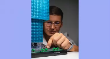 Kamil Banasik zaprezentował swoją najnowszą realizację - Biurowce KTW w skali 1:250