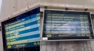 Zniszczył przystanek autobusowy, bo spóźnił się na autobus. Wandal odpowie przed sądem