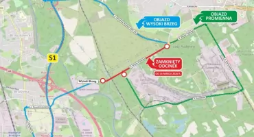 Zamknięcie ul. Wojska Polskiego od 16 marca. Zmiana w organizacji ruchu