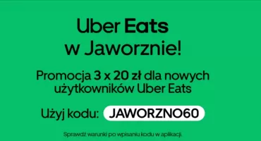 Uber Eats już w Jaworznie - promocja na start 