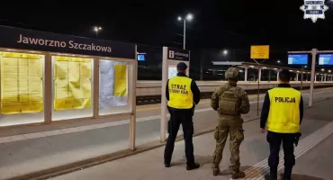 Tereny kolejowe pod nadzorem służb – działania także na stacji Jaworzno-Szczakowa