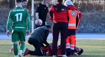 Poważna kontuzja zawodnika Szczakowianki Jaworzno. Trwa zbiórka na operację i rehabilitację