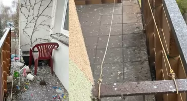 Gołębie przejmują balkony pustych mieszkań w Jaworznie. Mieszkańcy chcą czystego sąsiedztwa
