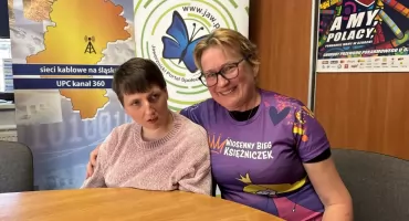 Gabrysia Pluta z Jaworzna od blisko 30 lat choruję na zespół Retta. To ciężka praca na każdy dzień, ale rodzina nie traci nadziei