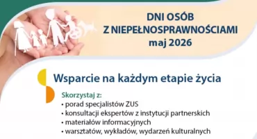 ZUS. Wsparcie bez barier - Dzień Osób z Niepełnosprawnością w ZUS. Sprawdź z jakiego wsparcia, także finansowego, możesz skorzystać