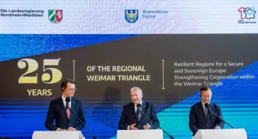 25 lat Regionalnego Trójkąta Weimarskiego: Śląsk, Nadrenia i Hauts-de-France zacieśniają współpracę