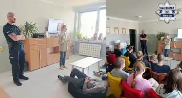 Profilaktyczne spotkanie z młodzieżą w Jaworznie