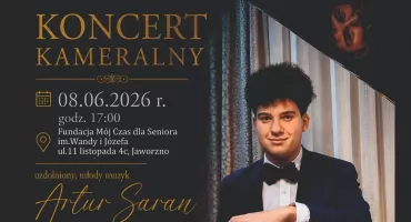  Zaproszenie na koncert kameralny Artura Sarana