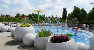 Wodny Plac Zabaw na Plantach już otwarty. Dzieci znów korzystają z wodnych atrakcji