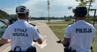 Policyjne patrole czuwają nad bezpieczeństwem na Sosinie