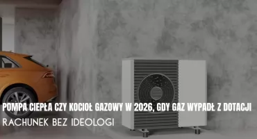 Pompa ciepła czy kocioł gazowy w 2026, gdy gaz wypadł z dotacji. Rachunek bez ideologii