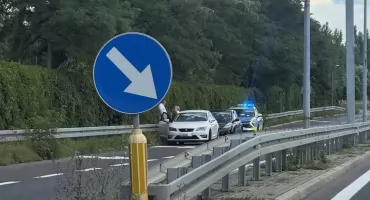 Kolizja na DK 79 w Jaworznie