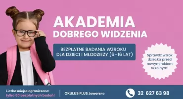 W Jaworznie rusza Akademia Dobrego Widzenia. 50 dzieci skorzysta z bezpłatnych badań wzroku