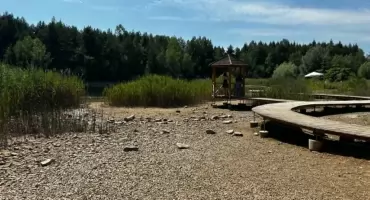 Polskie Malediwy wyschły. Tak wygląda obecnie Park Gródek w Jaworznie