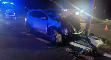 Kolizja na ul. Jana Pawła II