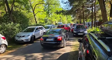 Drogowy paraliż na Pieczyskach. Kierowcy stoją w korkach