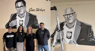 Od szkolnej ławki do reprezentacji Polski. Tak powstał mural Jan Urbana