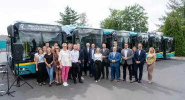 7 nowych elektrycznych autobusów w PKM Jaworzno