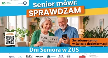 Senior mówi: SPRAWDZAM! Zapraszamy na Dni Seniora w ZUS