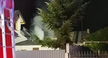 Pożar przy ul. Wandy w Jaworznie