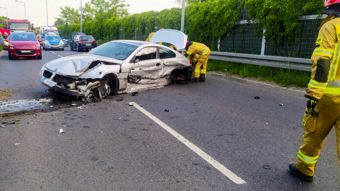 Wypadek BMW Jaworzno